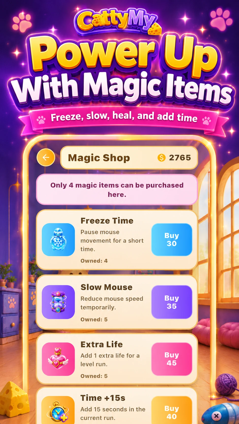 Cattymy : Cat Mouse Catch Game screenshot